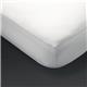 Mitre Comfort Percale Fitted Sheet White Double