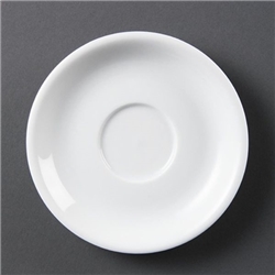 Olympia Whiteware Cappuccino Saucers (12 pack)