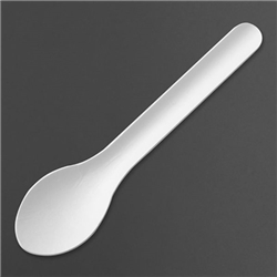 Fiesta Compostable Paper Spoons 150mm (100 Pack)