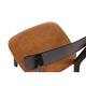 Bolero Metal & PU Side Chair Vintage Camel (4 Pack)
