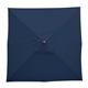 Bolero Square Double Pulley Parasol 2.5m Diameter Navy Blue