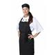 CaterBase Bib Aprons Polycotton Black (2 pack)
