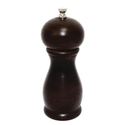 Olympia Dark Wood Salt and Pepper Mill 6in