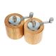 Olympia Light Wood Salt and Pepper Mill Grinder Set