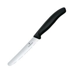 Victorinox Tomato Utility Knife Serrated Edge Black 11cm