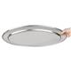 Olympia Stainless Steel Oval Serving Tray 550mm