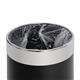 Bolero Waste Paper Bin Black with Silver Rim 10.2Ltr