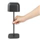 Olympia Lucca Table Lamp Squared Dome Black 300mm