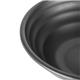 Olympia Kristallon Fusion Melamine Large Bowls Black 225mm (4 Pack)
