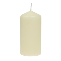 Bolsius Tall Pillar Candles Ivory 120mm (12 pack)