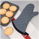 Vogue Flame Retardant Charcoal Oven Mitt 17"