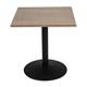 Bolero Pre-Drilled Square Table Top Wenge Grain 700mm