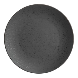 Olympia Fusion Round Black Coupe Plates 203mm (6 Pack)