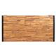 Bolero Acacia Wood and Steel Rectangular Industrial Table 1800mm