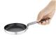 Vogue Aluminium Non-Stick Teflon Blinis Pan 12cm
