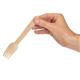 Fiesta Compostable Disposable Wooden Forks (100 Pack)