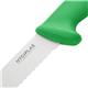 Hygiplas Slicer Serrated Green 24.8cm