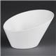 Olympia Whiteware Oval Sloping Bowls 176x 203mm (3 pack)