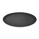 Olympia Kristallon Polypropylene Oval Non-Slip Tray Black 685mm