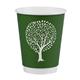 Vegware Green Tree Double Wall Hot Cups 8oz 79-Series (500 pack)