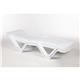 Polypropylene Sun Loungers White (Pack of 2)