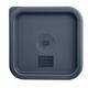 Hygiplas Square Food Storage Container Lid Blue Small