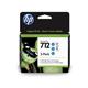 HP No 712 Cyan Standard Capacity Ink Cartridge 3 Pack 29 ml - 3ED77A