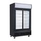 Polar G-Series Upright Sliding Door Display Cooler with Light Box 950Ltr Black