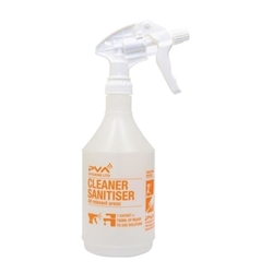 PVA Hygiene Cleaner Sanitiser Trigger Spray Bottle 750ml