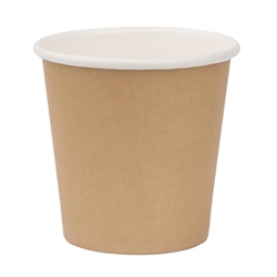 Fiesta Recyclable Espresso Cups Single Wall Kraft 114ml (50 Pack)
