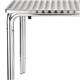Bolero Steel and Aluminium Square Leg Table 600mm