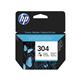 HP 304 Original Ink Cartridge 2-ml Tri-color N9K05AE