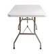 Bolero PE Rectangular Folding Table White 6ft (Single)