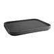 Olympia Kristallon Polypropylene Rectangular Non-Slip Tray Black 457mm