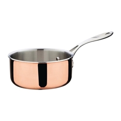 Vogue Copper Tri-Wall Saucepan 160mm