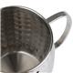 Olympia Barware Hammered Stainless Steel Mugs 440ml