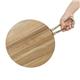 Olympia Round Paddle Board Acacia Wood Metal Handle 458x305mm