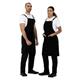 Southside Linen Blend Bib Apron Black
