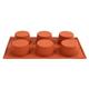 Pavoni Formaflex Silicone Muffin Mould 6 Cup