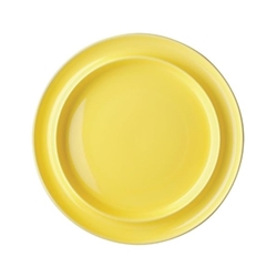 Olympia Heritage Raised Rim Plates Yellow 253mm (4 pack)