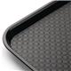 Olympia Kristallon Polypropylene Fast Food Tray Black Small 345mm