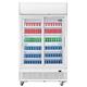 Polar G-Series Upright Display Cooler with Light Box 950Ltr with Sliding Doors