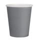 Fiesta Recyclable Coffee Cups Single Wall Charcoal 225ml / 8oz (1000 Pack)