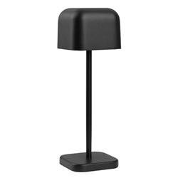 Olympia Lucca Table Lamp Squared Dome Black 200mm