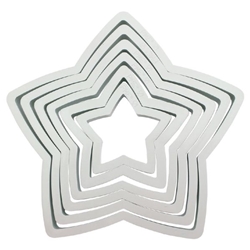 PME Classic Star Shape Cutter (6 Pack)