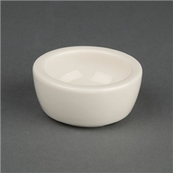 Olympia Ivory Butter Dish 56mm (12 pack)