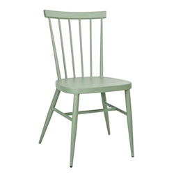 Bolero Windsor Aluminium Green Chairs (4 pack)