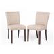 Bolero Contemporary Dining Chair Natural (2 Pack)