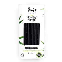 Cheeky Panda Bamboo Paper Straw Black (Pack of 250) 0111130