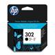 HP 302 Original Ink Cartridge 3.5-ml Black F6U66AE